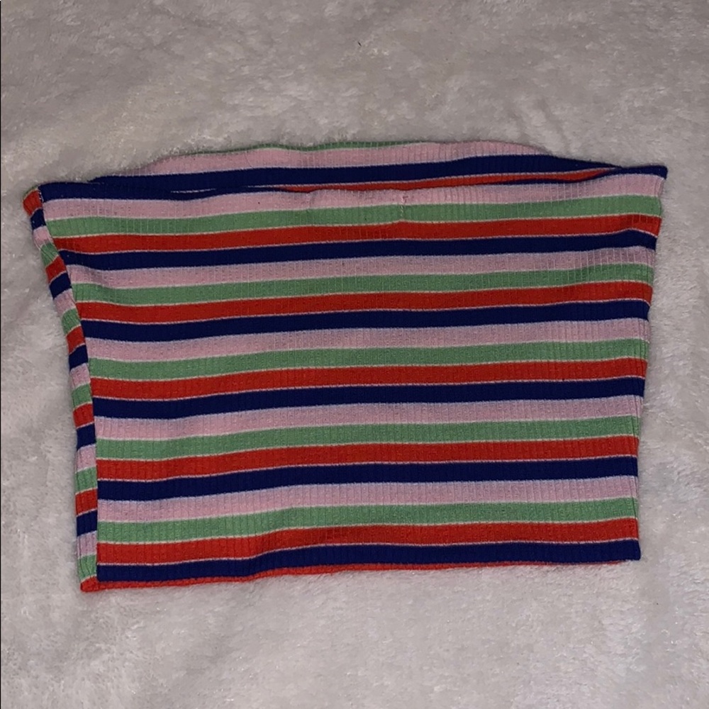 Spring Multi Color Tube Top - Picture 2 of 2